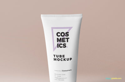 Customizable Tube Packaging Mockup