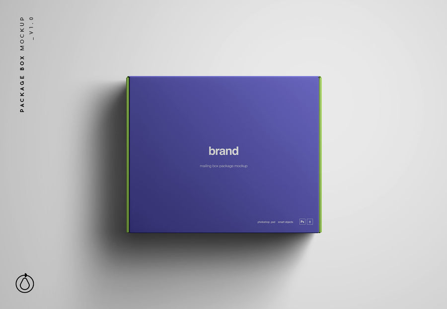 Advanced Package Box Mockup