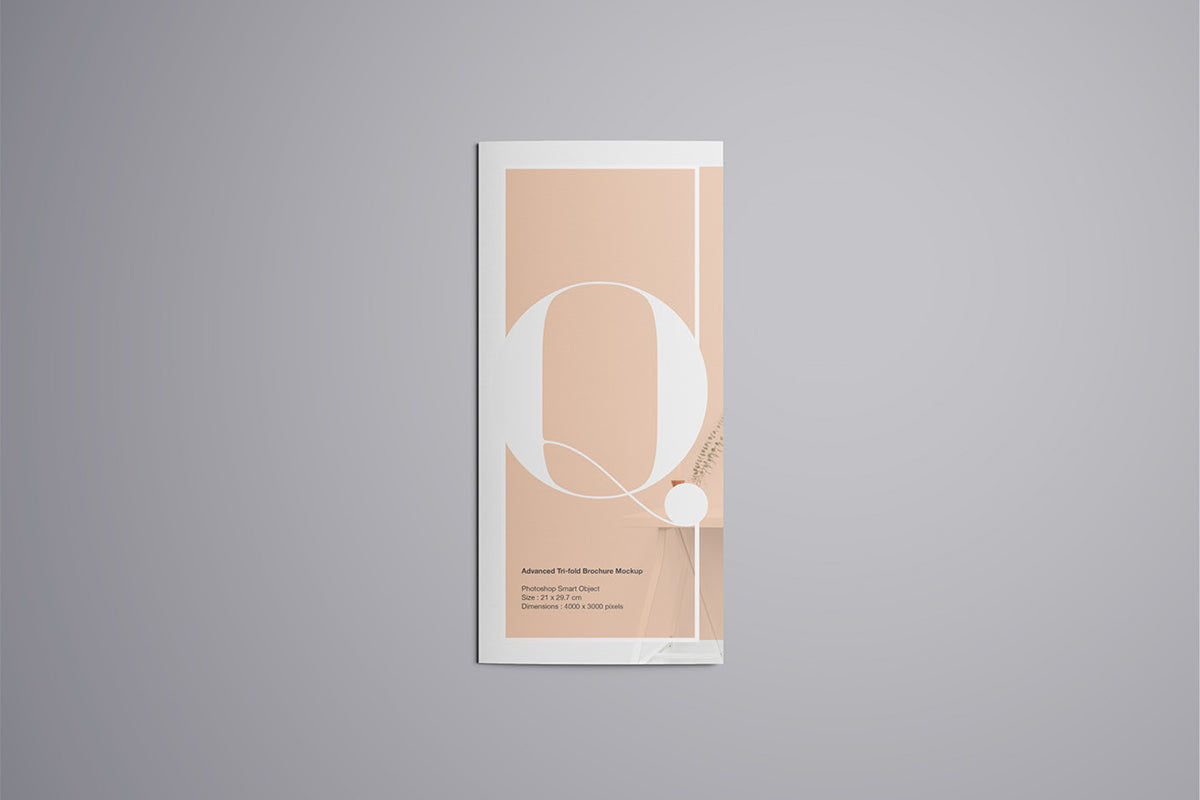 Advanced Trifold Brochure Mockup