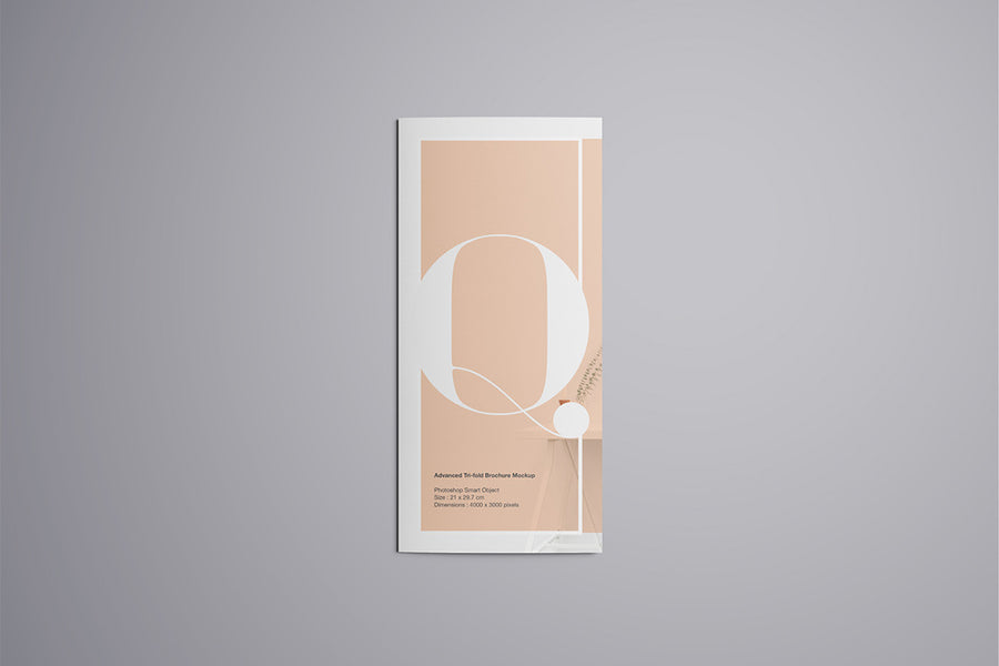 Advanced Trifold Brochure Mockup