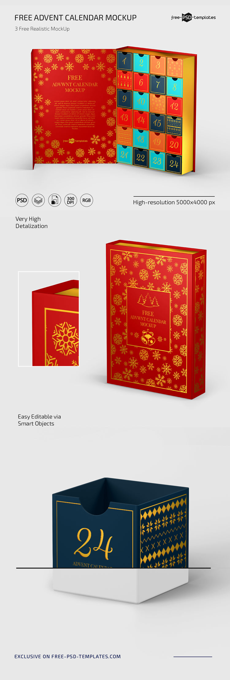 Advent Calendar Mockup