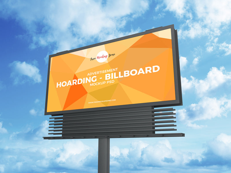 Advertisement Hoarding-Billboard Mockup Psd 2019