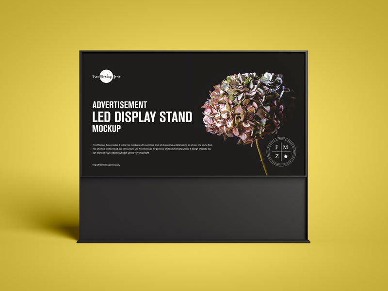 Advertisement Led Display Stand Mockup