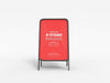Advertising A Stand Poster Banner Mockup Psd