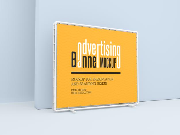 Advertising Banner Mockup Psd