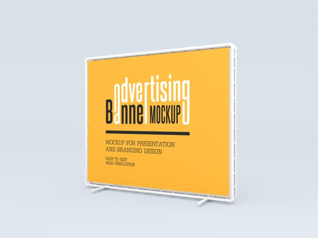 Advertising Banner Mockup Psd