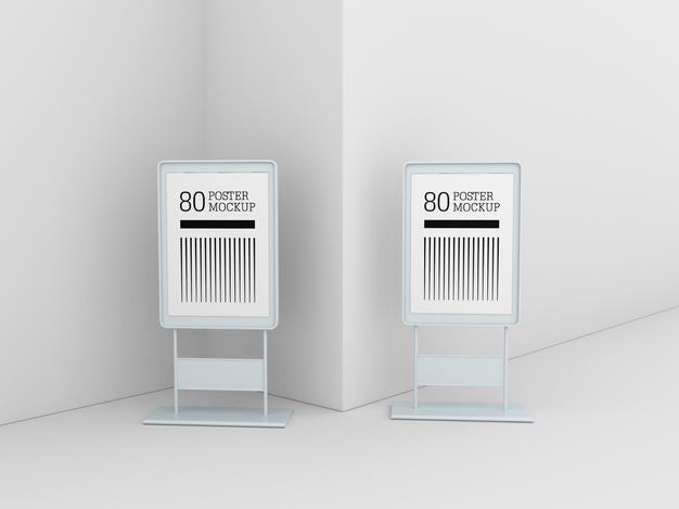 Advertising Posters Mockup Psd