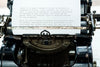 Aerial View Of Retro Typewriter Psd