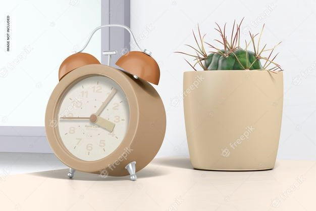 Alarm Clock Mockup Psd