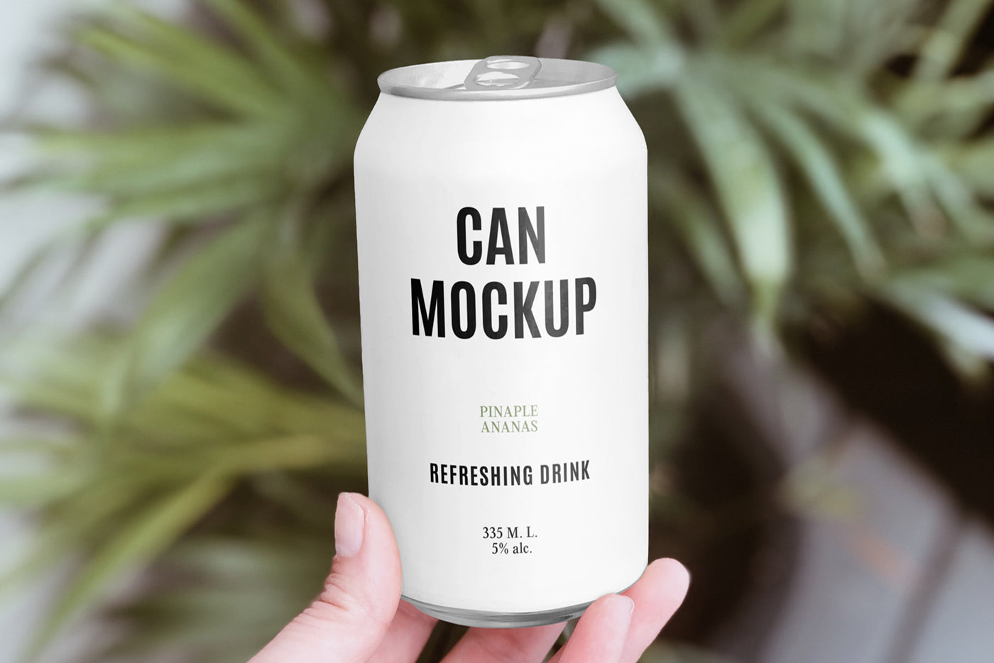 Aluminium Can Mockup