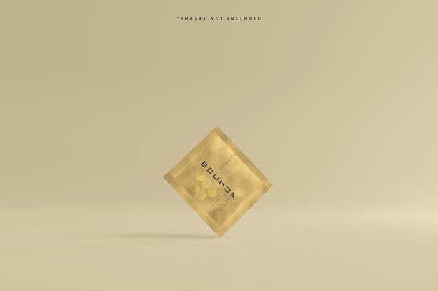 Aluminum Foil Sachet Mockup Psd