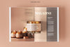 Amber Glass Candle With Magazine Mockup Psd