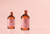 Amber Glass Cosmetic Bottle Mockup Psd