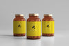 Amber Medicine Bottles Mockup Psd