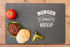 American Food Concept Mock-Up Psd
