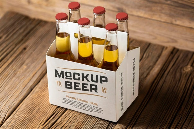 Free Beer Mockups  Free Psd Mockup Templates - Mockup Hunt
