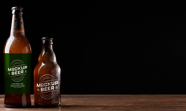 American Style Beer Glass Mockup Psd