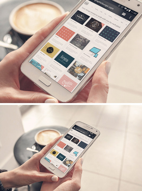 Android Phone Psd Mockup