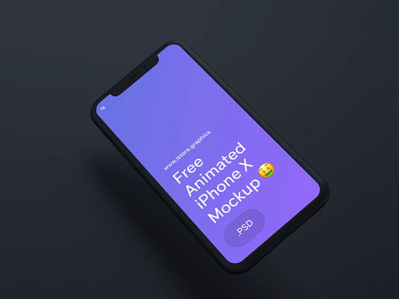 Animated Iphone X Mockup