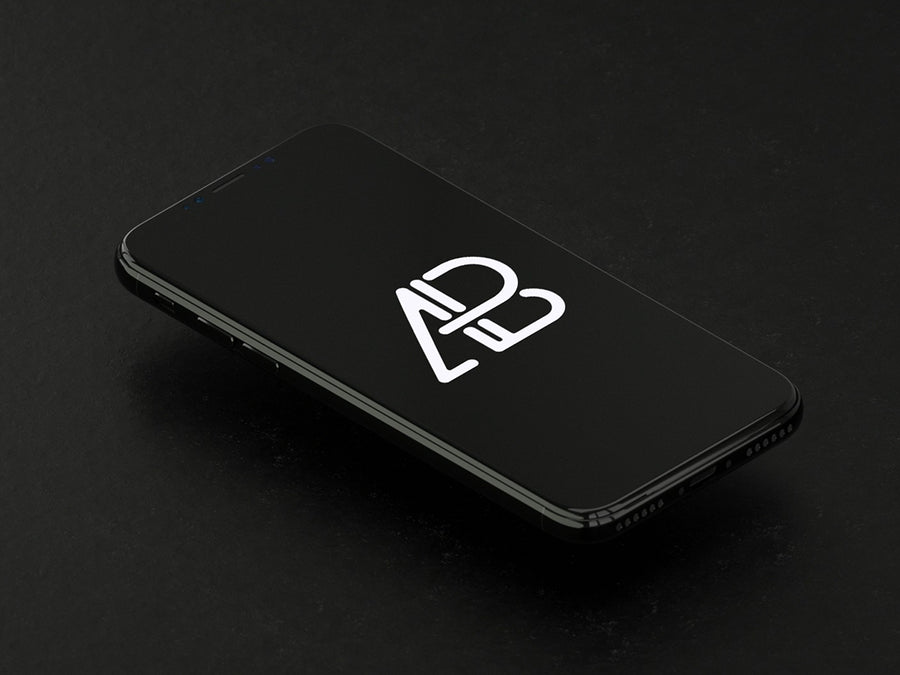 Animated Isometric Iphone X Mockup
