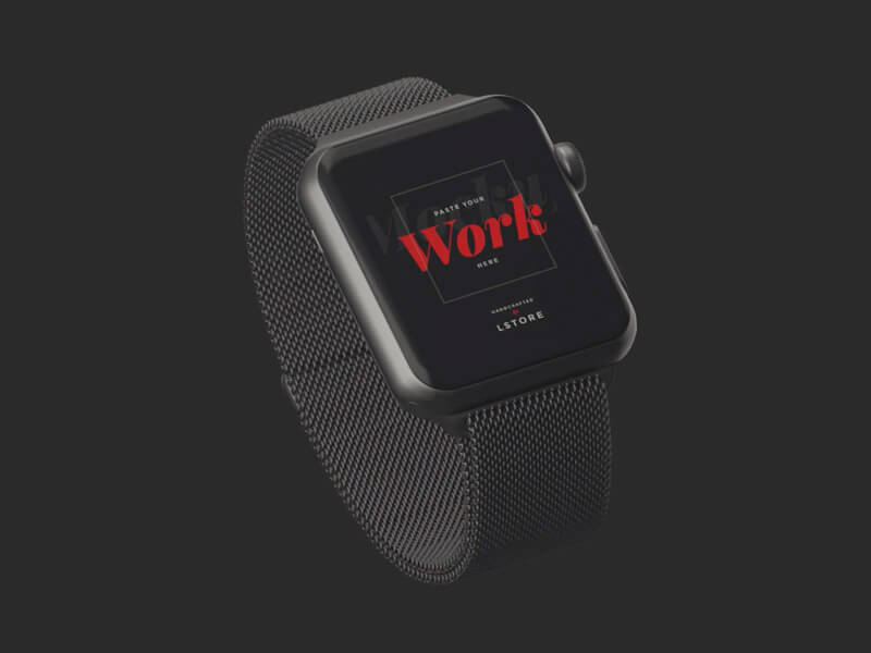 Animated Mockup Apple Watch