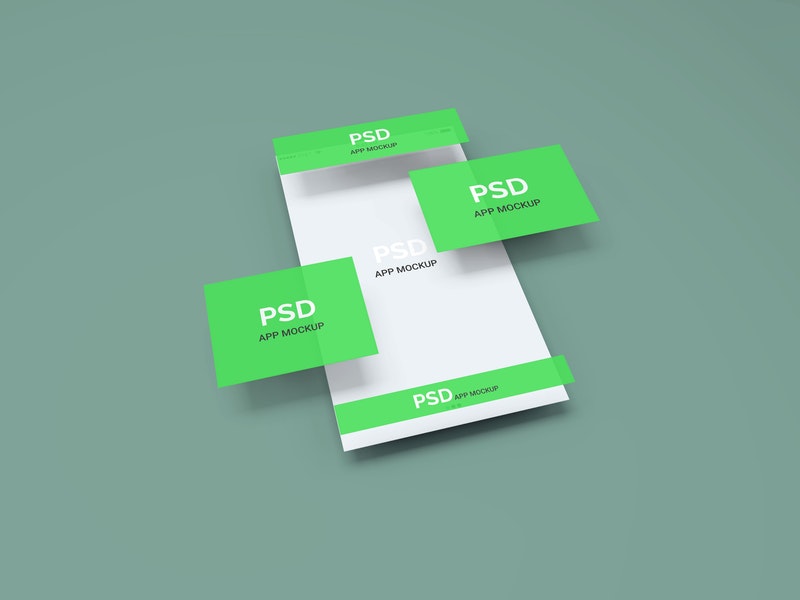 App Display Psd Mockup