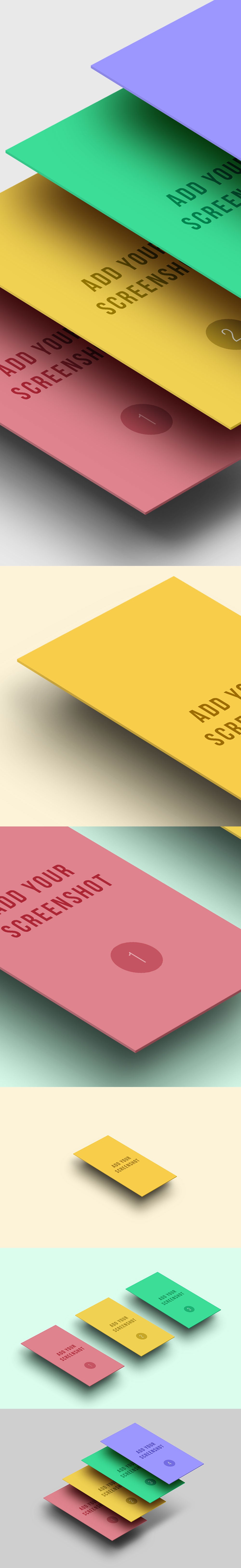 pp Display Screen PSD Mockups