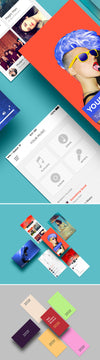 Mobile App Screens Mockup