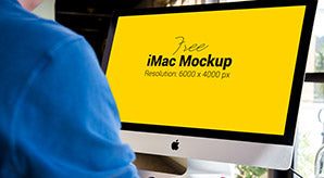 Apple Imac Photo Mockup Psd