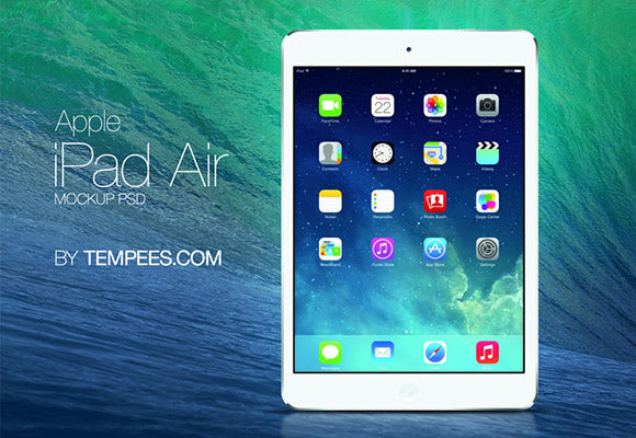 Apple Ipad Air Psd Mockup