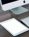 Apple Ipad On The Office Desk Template