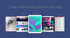 Apple Ipad Pro App Screen Mockup Psd