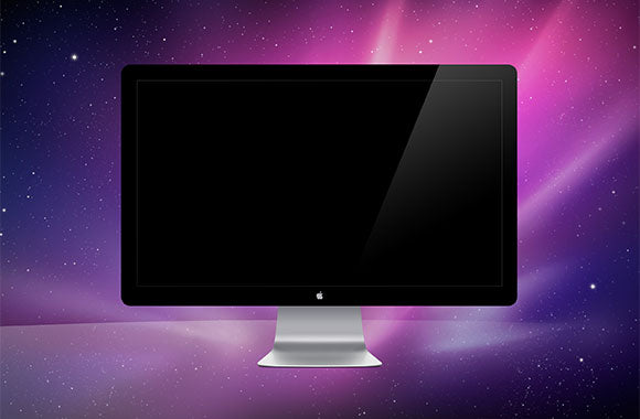 Apple Monitor Psd Mockup