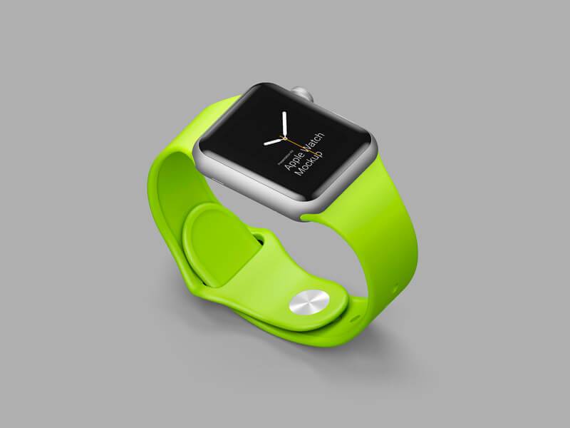 Apple Watch Mockups In Different Materials