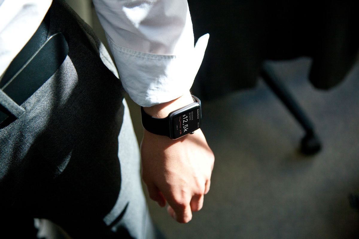 Apple Watch Mockup on Man’s Hand