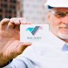 Architect Holding A Business Card Mock-Up Psd