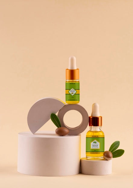 Argan Oil Products Mockup Psd