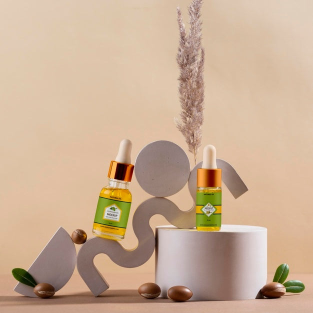 Argan Oil Products Mockup Psd
