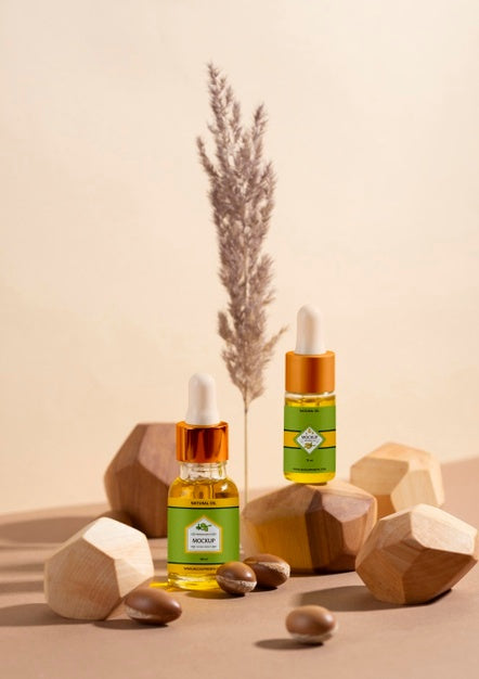 Argan Oil Products Mockup Psd