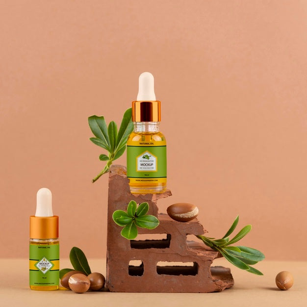 Argan Oil Products Mockup Psd