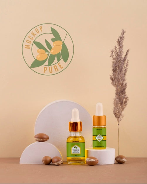 Argan Oil Products Mockup Psd