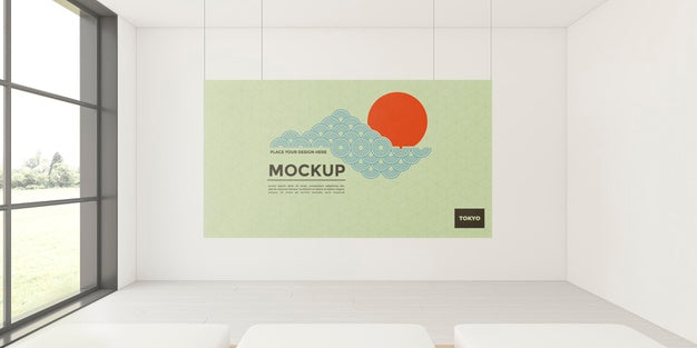 Arrangement For Home Interior With Frame Mock-Up Psd