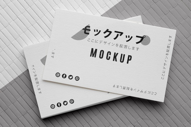 Arrangement Of Business Visiting Card Psd