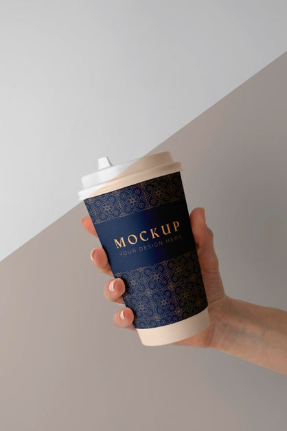 Arrangement Of Coffee Shop Element Mock-Up Psd