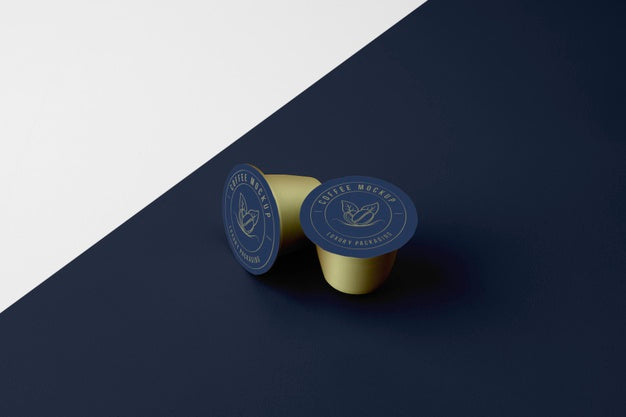 Arrangement Of Coffee Shop Elements Mock-Up Psd