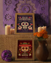 Arrangement Of Colours And Designs For Day Of The Dead Mock-Ups Front View Psd
