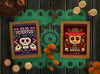 Arrangement Of Dia De Muertos Mexican Skull Mock-Ups And Candles Psd