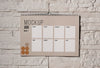 Arrangement Of Mock-Up Calendar Indoors Psd