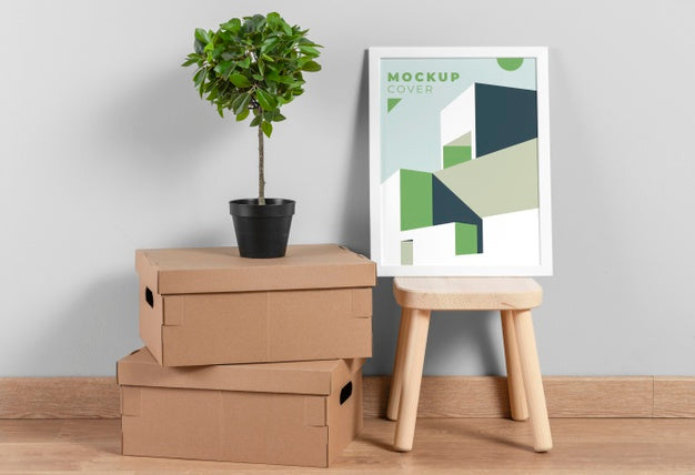 Arrangement Of Modern Mock-Up Frame Psd