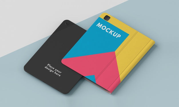Arrangement Of Tablet Case Mock-Up Psd